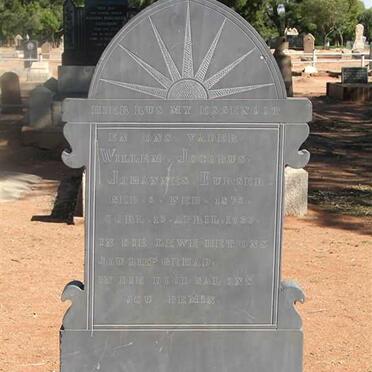 BURGER Willem Jacobus Johannes 1875-1933