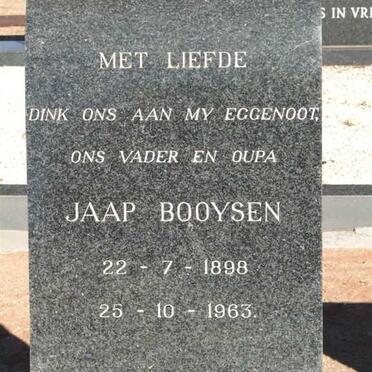 BOOYSEN Jaap 1898-1963