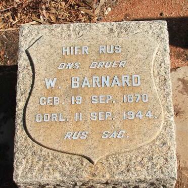 BARNARD W. 1870-1944