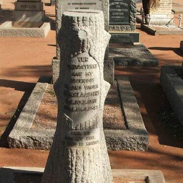 CLAASSENS J.H.N. 1891-1943