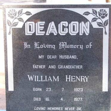 DEACON William Henry 1923-1977