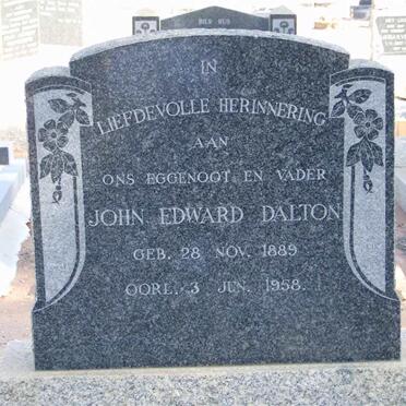 DALTON John Edward 1889-1958