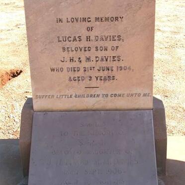 DAVIES Lucas H.-1904 :: DAVIES Sarah -1906