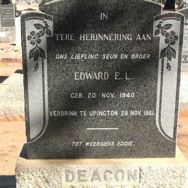 DEACON Edward E.L. 1940-1961