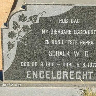 ENGELBRECHT Schalk W.G. 1918-1973