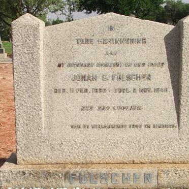 FÜLSCHER Johan C. 1898-1948