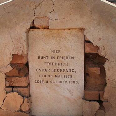 HICKFANG Friedrich Oscar 1875-1903