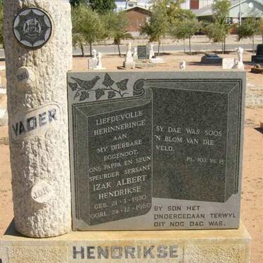 HENDRIKSE Izak Albert 1930-1960