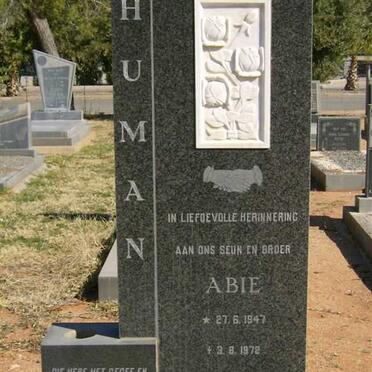 HUMAN Abie 1947-1972