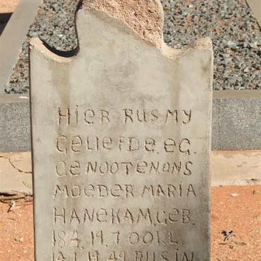 HANEKAM Maria 18??-1949