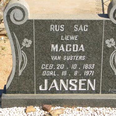 JANSEN Magda 1893-1971