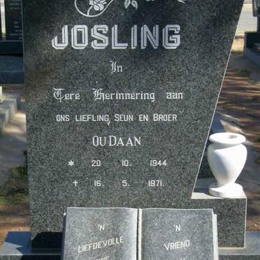 JOSLING Ou Daan 1944-1971