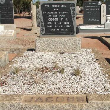 JACOBS Gideon F.J. 1895-1962
