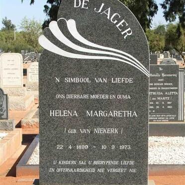 JAGER Lourens, de 1894-1965 &amp; Helena Margaretha VAN NIEKERK 1899-1973