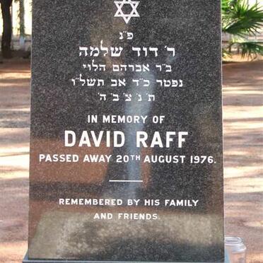 RAFF David -1976