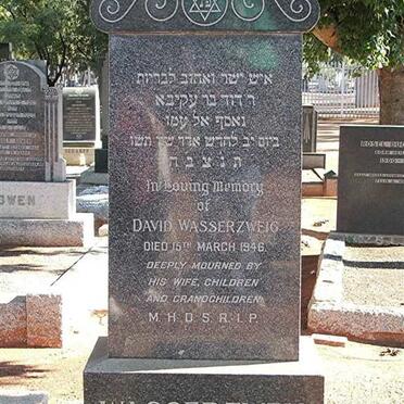 WASSERZWEIG David -1946