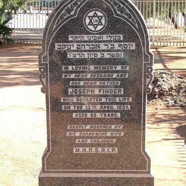 FINDER Joseph -1937
