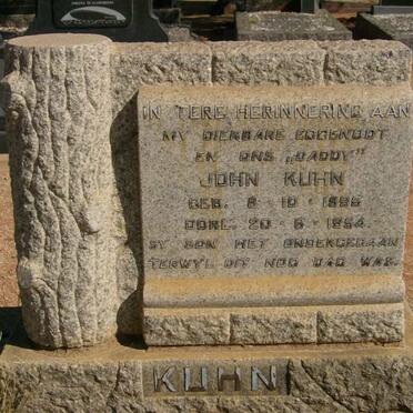 KUHN Johan 1895-1954