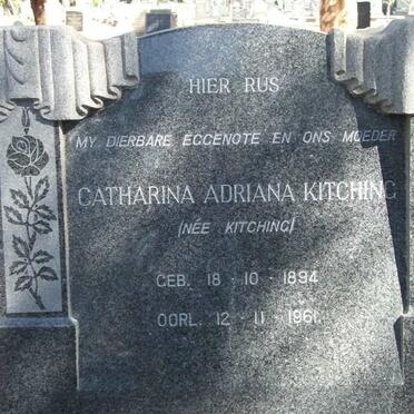 KITCHING Catharina Adriana nee KITCHING 1894-1961
