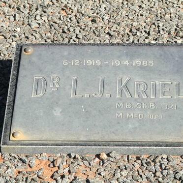 KRIEL L.J. 1919-1985