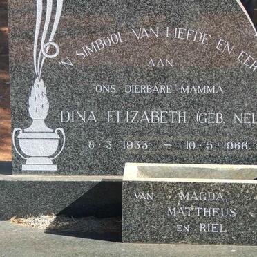 KUHN Wouter Jacobus 1930-1965 &amp; Dina Elizabeth NEL 1933-1966