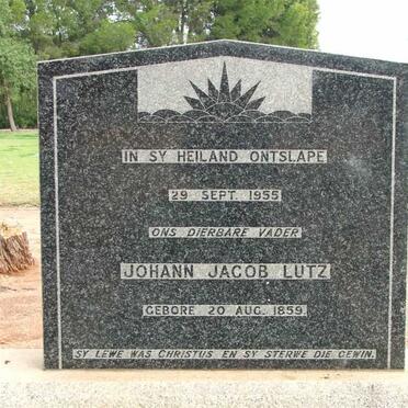 LUTZ Johann Jacob 1859-1955