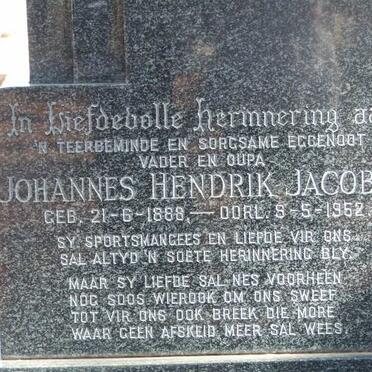 LOOTS Johannes Hendrik Jacobus 1888-1952 &amp; Margaretha Johanna Sophia nee VAN ZYL 1881-1956