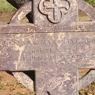 LOOTS Johanna Jakomina 1862-1902