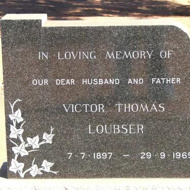 LOUBSER Victor Thomas 1897-1965