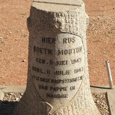 MOUTON Boetie 1943-1943