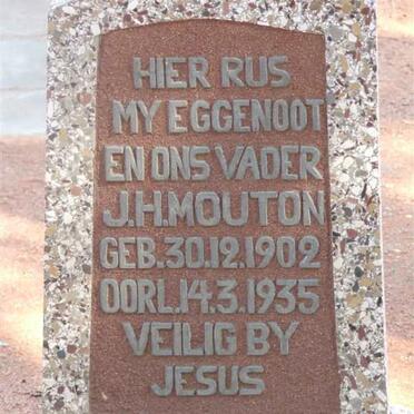 MOUTON J.H. 1902-1935