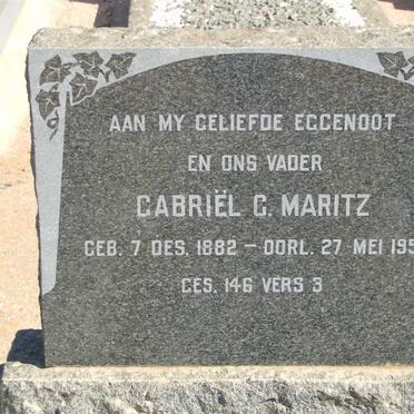 MARITZ Gabriël G. 1882-1957