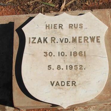 MERWE Izak R., vd. 1861-1952