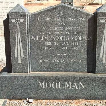MOOLMAN Willem Jacobus 1884-1945