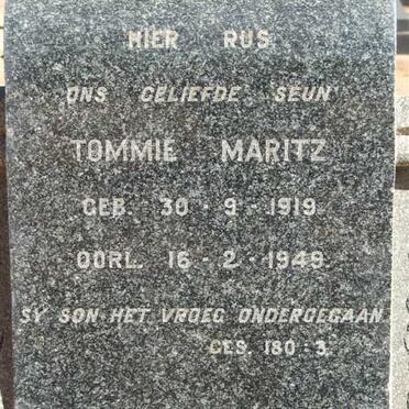 MARITZ Tommie 1919-1949