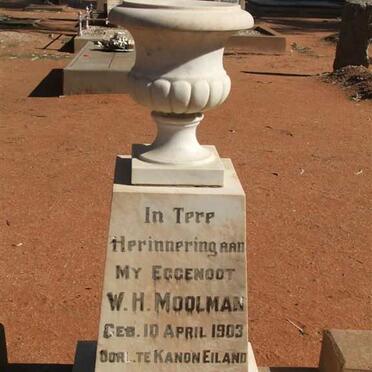 MOOLMAN W.H. 1903-1934