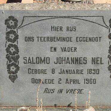 NEL Salomo Johannes 1890-1960