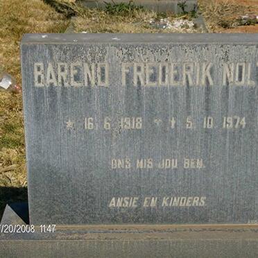 NOLTE Barend Frederik 1918-1974