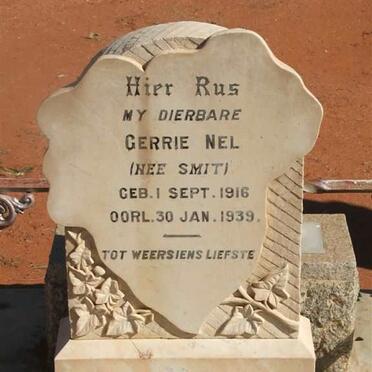 NEL Gerrie nee SMIT 1916-1939