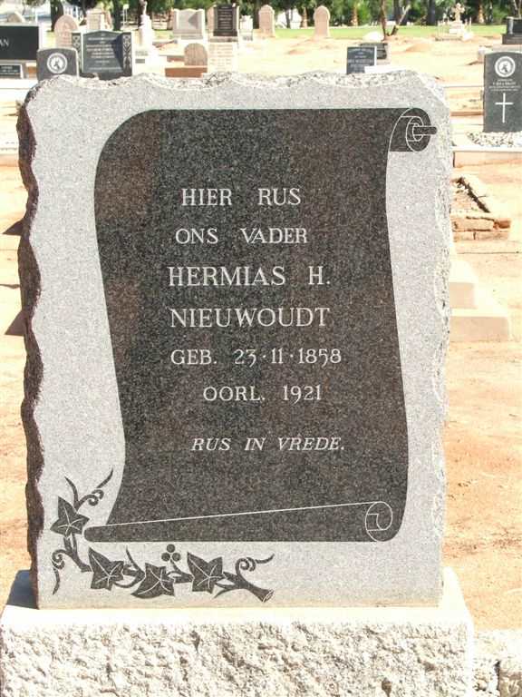 NIEUWOUDT Hermias H. 1858-1921