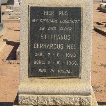 NEL Stephanus Gerhardus 1893-1960