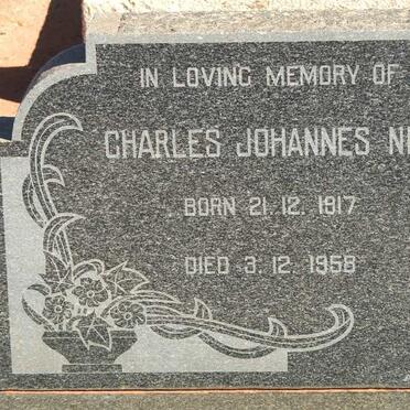 NEL Charles Johannes 1917-1958
