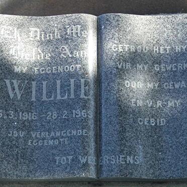 PLESSIS Willie, du 1916-1969