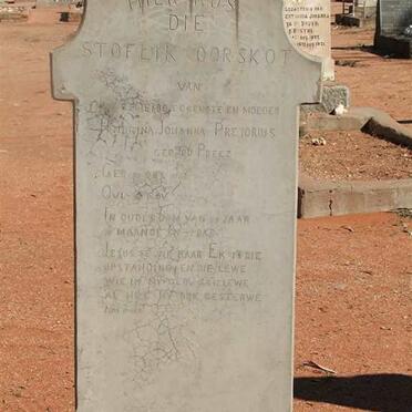 PRETORIUS Hendrina Johanna nee DU PREEZ 1864-1932