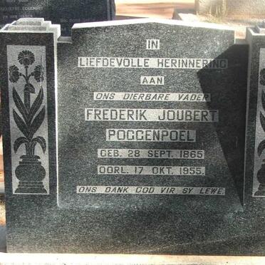 POGGENPOEL Frederik Joubert 1865-1955