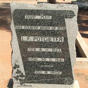 POTGIETER L.F. 1923-1941