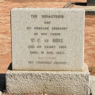 ROUX W.F., le 1896-1943