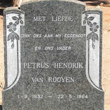 ROOYEN Petrus Hendrik, van 1932-1964