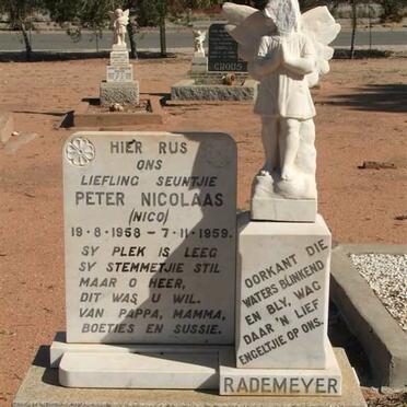 RADEMEYER Peter Nicolaas 1958-1959