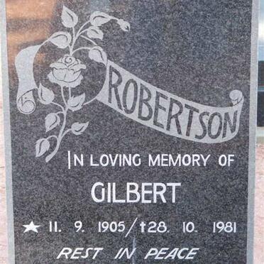 ROBERTSON Gilbert 1905-1981